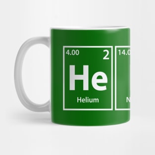 Henna (He-N-Na) Periodic Elements Spelling Mug